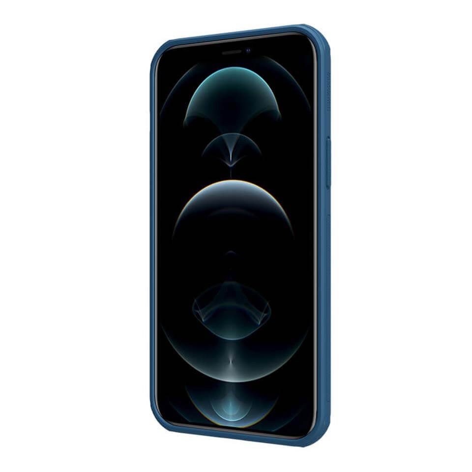 Husa Nillkin Super Frosted Shield Pro Case pentru iPhone 13 Pro, Blue