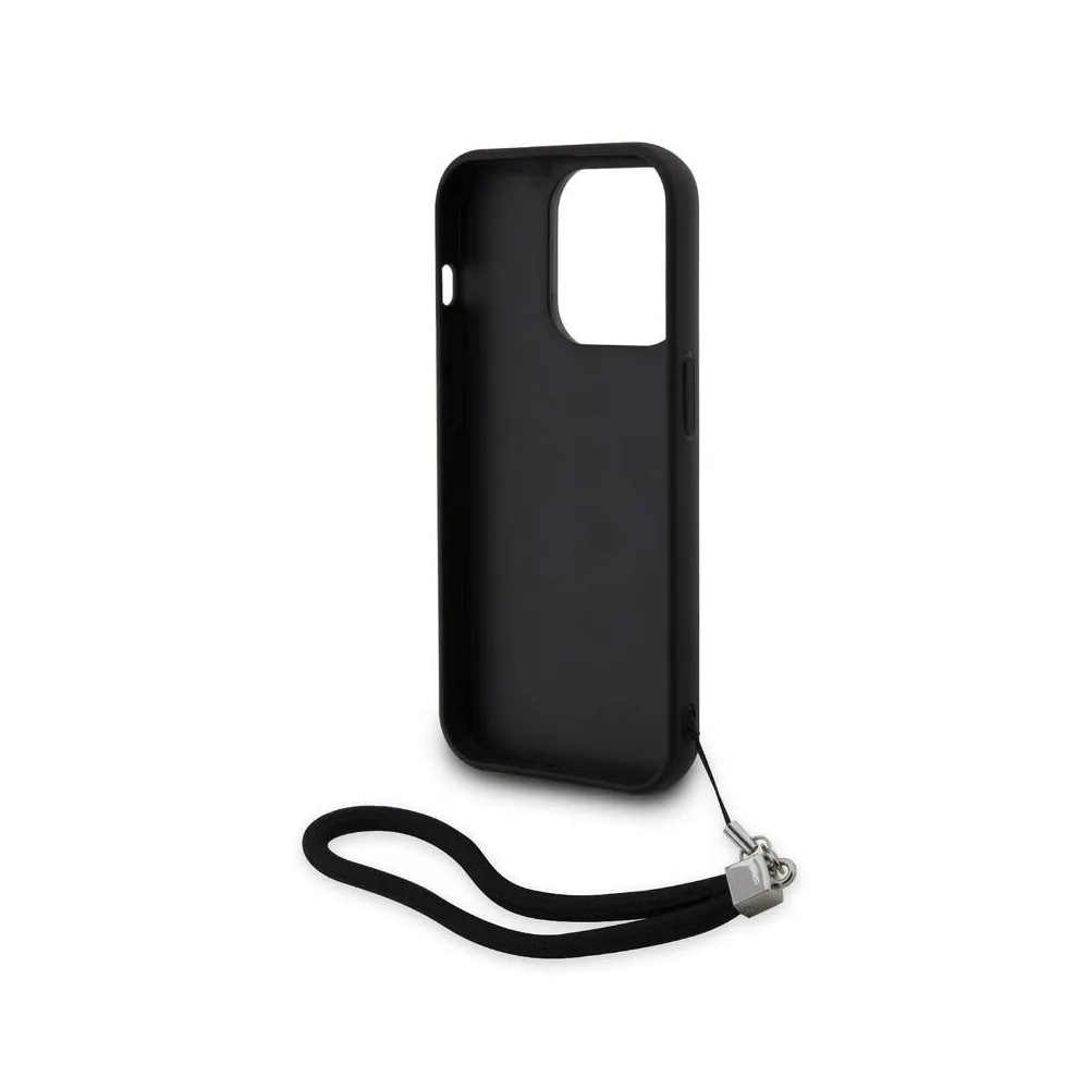 Husa Karl Lagerfeld Sequins Reversible pentru iPhone 13 Pro, Black/Silver