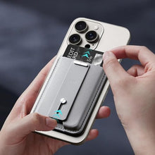 Portofel MagSafe pentru telefon, suport birou ESR HaloLock, bej