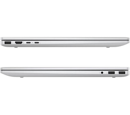 Laptop HP Envy 17-da0505na, 17.3” FHD IPS Touch, Intel Core Ultra 7 155H până la 4.8GHz, 16GB DDR5, 512GB SSD, Intel Arc Graphics, Wi-Fi 6E, Windows 11 Home, tastatură iluminată, Glacier Silver