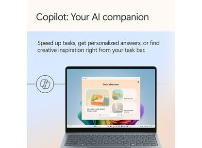 Microsoft Surface Laptop | Copilot+ PC | Ecran tactil LCD de 13 inch | Snapdragon X Plus | 16GB RAM | 512GB SSD | Ocean