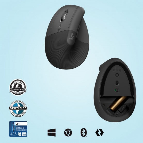 Mouse Logitech Lift Left Vertical