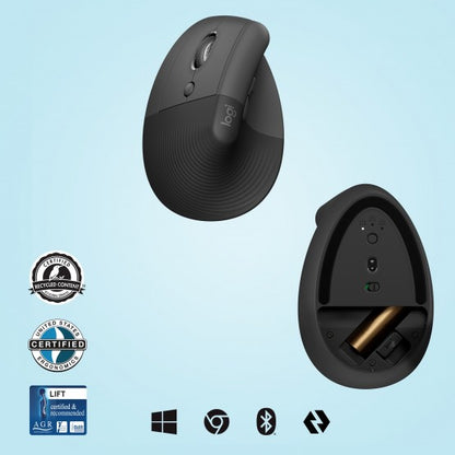Mouse Logitech Lift Left Vertical