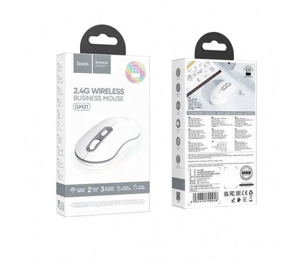 Mouse wireless HOCO , alb