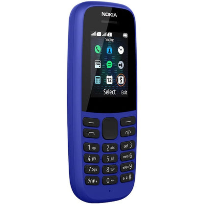 FIXLY l  Nokia Telefon mobil Nokia 105 (2019), Dual SIM, Blue