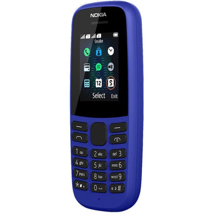 FIXLY l  Nokia Telefon mobil Nokia 105 (2019), Dual SIM, Blue