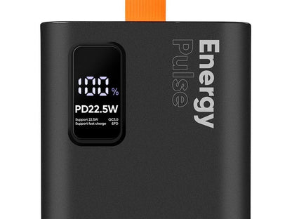 Baterie externa EnergyPulse Powerbank 50000mAh, 22,5W, negru.