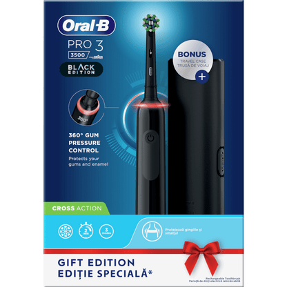 FIXLY l  Oral-B RESIGILAT: Periuta de dinti electrica Oral-B Pro 3 Cross Action, Curatare 3D