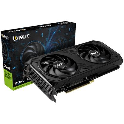 FIXLY l  Palit Placa video Palit RTX 4070 DUAL, 12GB GDDR6X, 192-bit