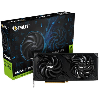 FIXLY l  Palit Placa video Palit RTX 4070 DUAL, 12GB GDDR6X, 192-bit