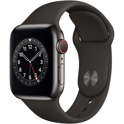 Apple Watch 6, GPS, Carcasa Midnight Aluminium, 44mm,  Baterie 80%