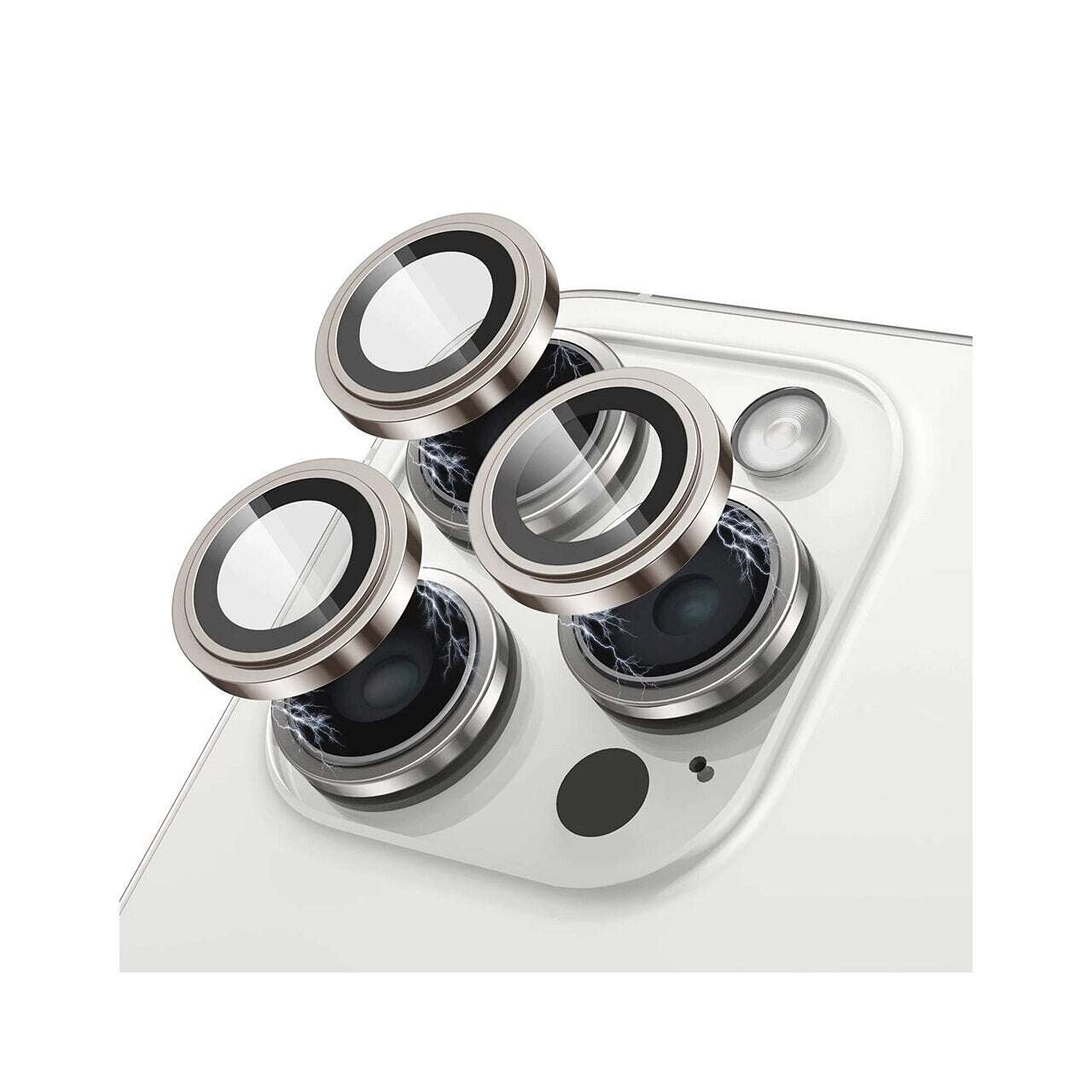 Folie pentru iPhone 15 Pro / 15 Pro Max - Lito S+ Camera Glass Protector - Natural