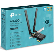 RESIGILAT: Placa de retea TP-Link Archer TX55E, AX3000, Dual-Band, Wi-Fi 6, Bluetooth 5.2