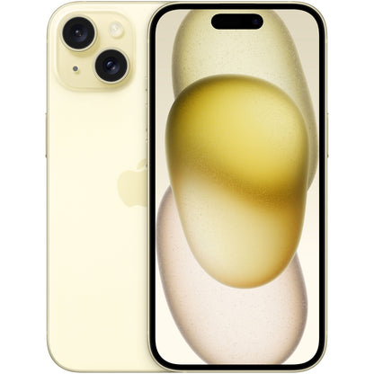 iPhone 15, 128 GB, Baterie 100%, 0 Cicluri, Galben