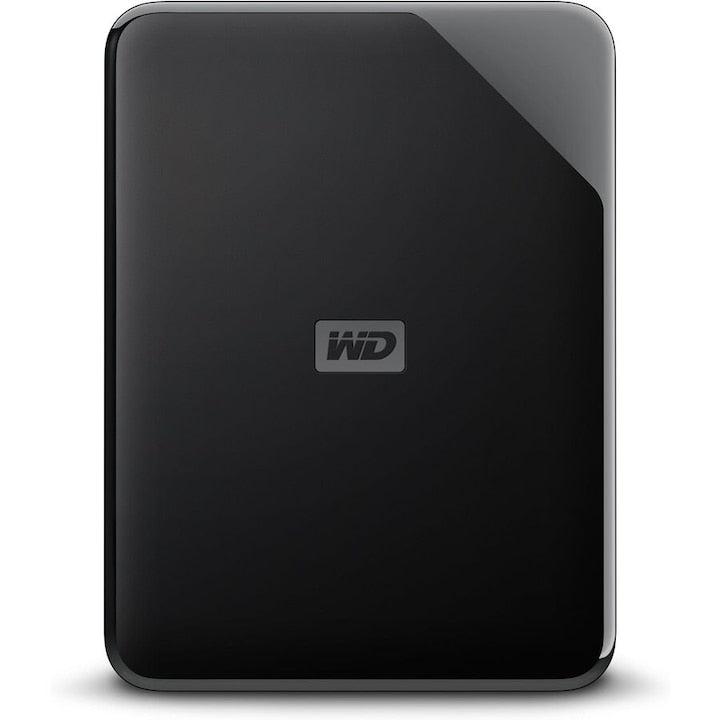 Hard disk extern Western Digital 4TB Elements AE Portable, SuperSpeed USB 3.2 Gen 1/USB 3.0, Plug-and-Play, Negru