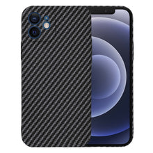 Husa Techsuit Carbonite Fiber Shell pentru iPhone 12, Negru