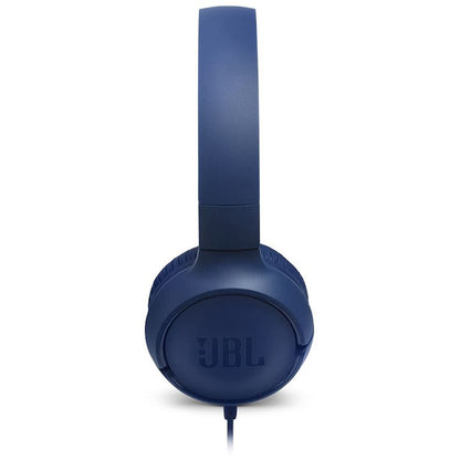 Casti Audio On Ear JBL Tune 500, Cu fir, Albastru