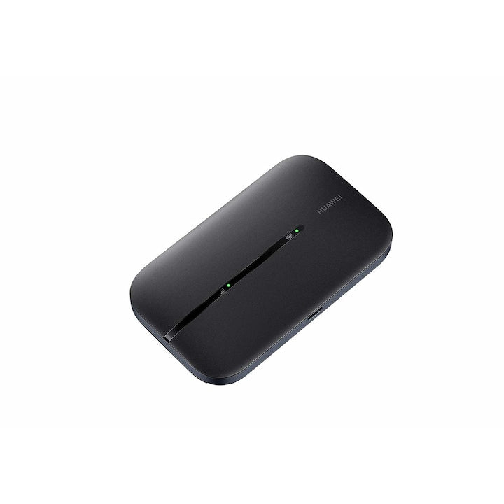RESIGILAT: Router wireless portabil Huawei E5576-320, 4G LTE Cat4 Hotspot, cu slot MiniSIM, unlocked, negru