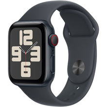 Apple Watch SE (gen 2), GPS, Cellular, Carcasa Midnight Aluminium 40mm, Midnight Sport Band - S/M