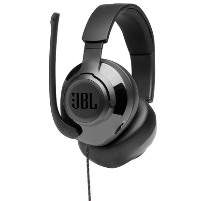 Casti Gaming JBL Quantum 200, Multiplatforma, 3.5mm, PC Splitter, Microfon, Negru