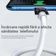 Incarcator Huawei Super Charge 40W HW-050450E00 5A cu cablu HL-1121 Type-C, Alb
