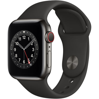 Apple Watch 6, GPS, Carcasa Midnight Aluminium, 44mm,  Baterie 80%