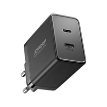 Incarcator Joyroom JR-TCF09, 40W, 2 porturi USB-C, compact, negru, 47x30x89,5mm