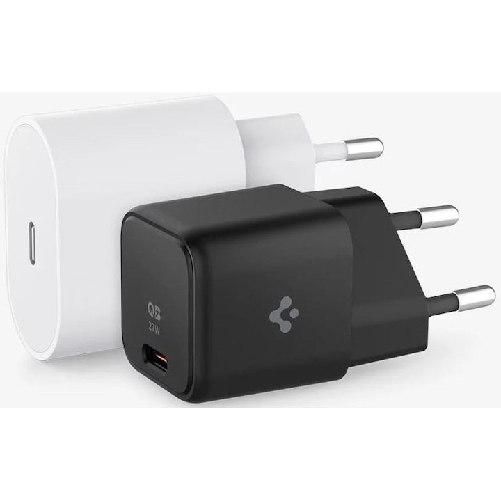 Incarcator Spigen ArcStation 1-Port USB-C PD 27W, 25W, Negru