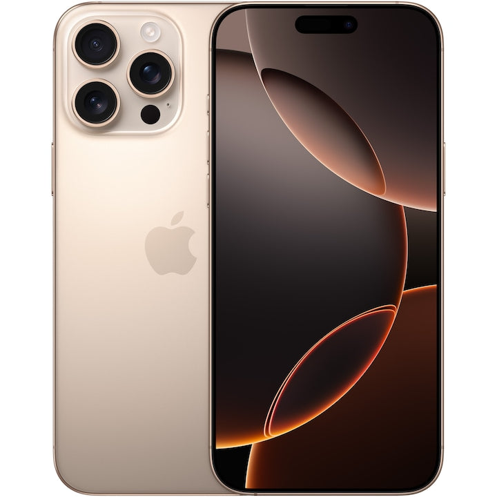 iPhone 16 Pro Max, 256GB, Baterie 100%, 0 Cicluri, Desert Titanium