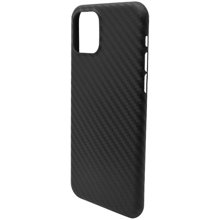 Husa Just Must Carbon PP pentru iPhone 11 Pro, Black