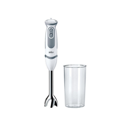 Mixer vertical Braun Multiquick MQ5200, 1000W, 0.6l, 21 trepte viteza, Alb/Gri
