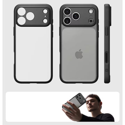 Husa, Spigen Ultra Hybrid pentru iPhone 17 Pro, Negru-Transparent