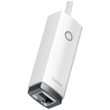 Adaptor placa de retea Baseus Lite , USB Type-C - RJ-45 Gigabit LAN, LED, alb