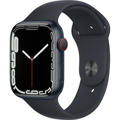 Apple Watch 7, GPS, Cellular, 45 MM, Baterie 100%, Midnight