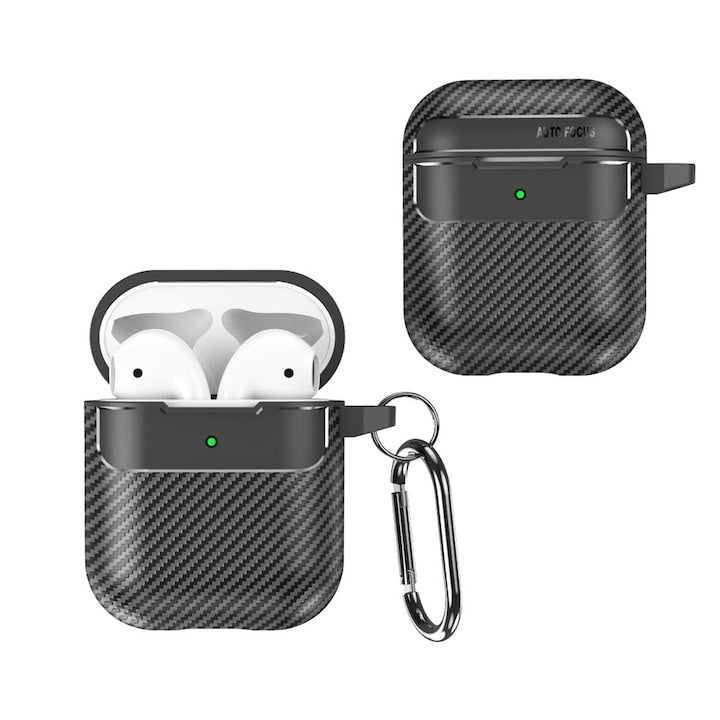 Husa Techsuit CarbonFiber AirPods 1 / 2