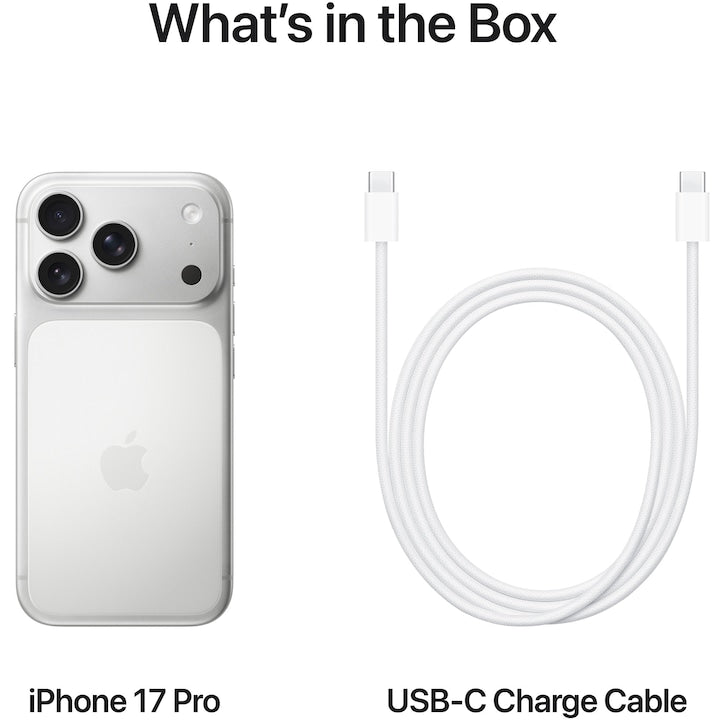 Telefon mobil Apple iPhone 17 Pro Max, 256GB, 5G, Silver