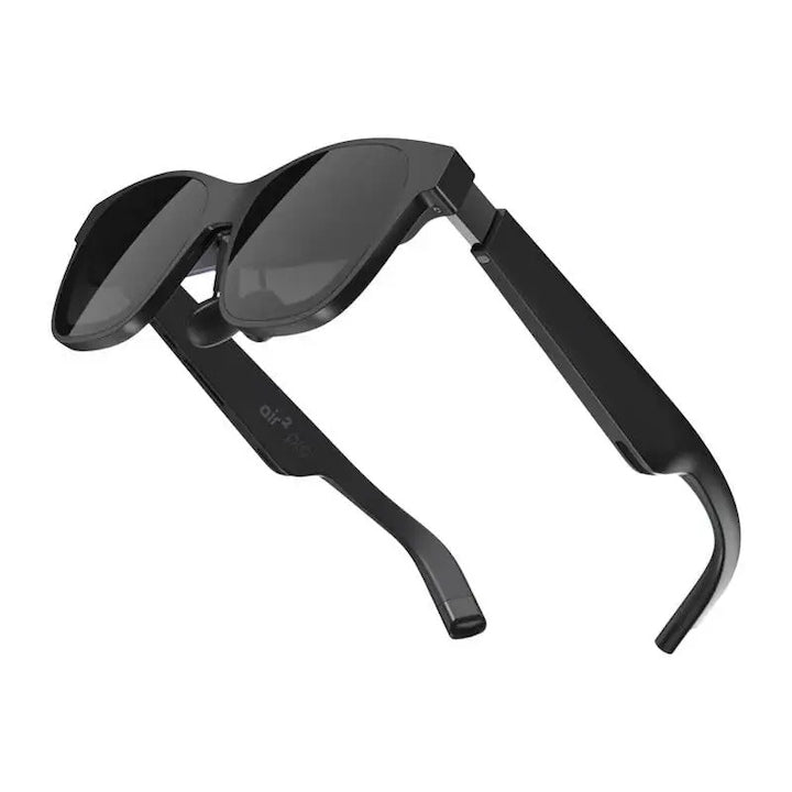 RESIGILAT: Ochelari AR XREAL Air 2 Pro, Display Micro-OLED SONY 0.55, 120Hz, USB-C, Negru