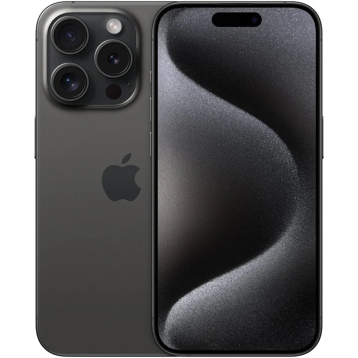 iPhone 15 Pro, 256 GB, Baterie 87%, 801 Cicluri, Negru