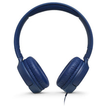 Casti Audio On Ear JBL Tune 500, Cu fir, Albastru