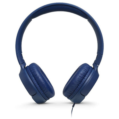 Casti Audio On Ear JBL Tune 500, Cu fir, Albastru