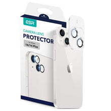 Folie camera pentru iPhone 14 / iPhone 14 Plus, ESR Lens Protector Tempered Glass, negru