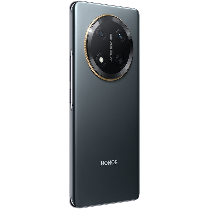Telefon mobil HONOR Magic7 Lite, Dual SIM, 8GB RAM, 256GB, Titanium Black