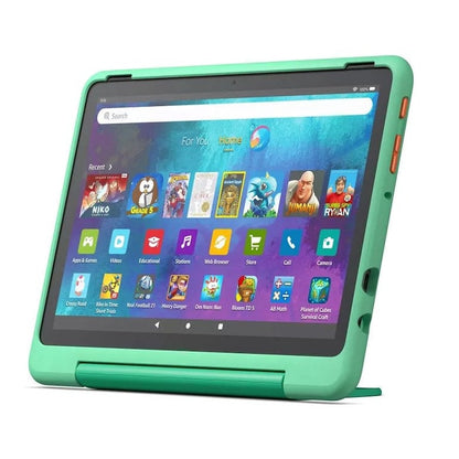 Tableta Amazon Fire HD 10 Kids Pro Happy-Day, Ecran IPS 10.1", 3GB RAM, 32GB Flash, 5MP, Verde