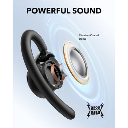 Casti wireless Open-Ear Anker Soundcore V20i, Autonomie 36 ore, IP55, Bluetooth 5.4, Negru