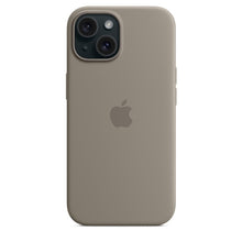 Husa de protectie Apple Silicone Case with MagSafe pentru iPhone 15, Clay