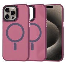 Husa MagSafe Techsuit pentru iPhone 15 Pro Max, Bordo