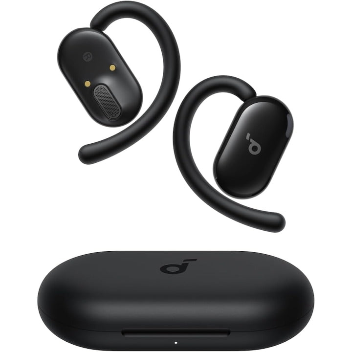 Casti wireless Open-Ear Anker Soundcore V20i, Autonomie 36 ore, IP55, Bluetooth 5.4, Negru