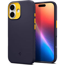 Husa, Spigen Nano Pop Mag Magnet pentru iPhone 17, Albastru Marin Si Galben