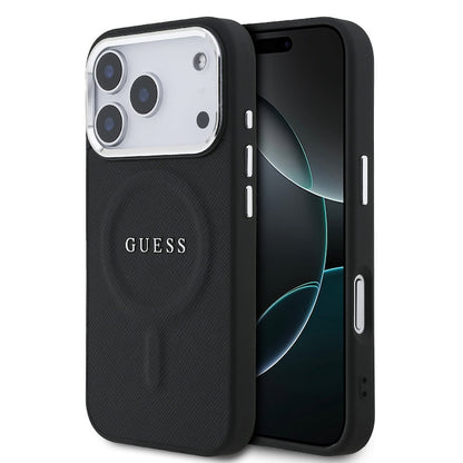 Husa Magsafe Guess pentru iPhone 17 Pro, Negru