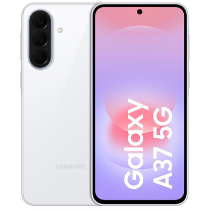 Telefon mobil Samsung Galaxy A37, Dual SIM, 6GB RAM, 128GB, 5G, Awesome White